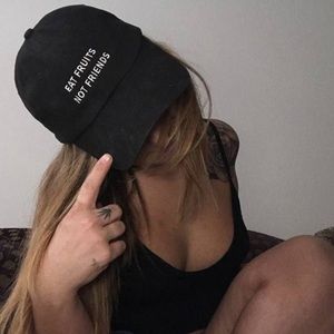 Eat Fruits Not Friends hat